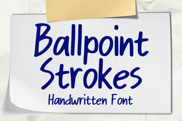 Ballpoint Strokes: A Fresh Take on Everyday Typography