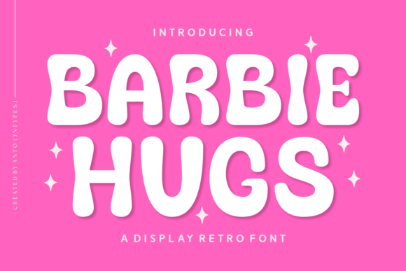 Barbie Hugs: A Playful Font for Creative Expression