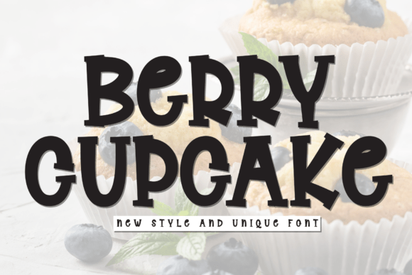 Berry Cupcake: A Playful Font for Modern Design