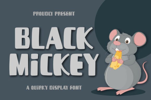 Black Mickey: A Quirky Font That Brings Joy to Design