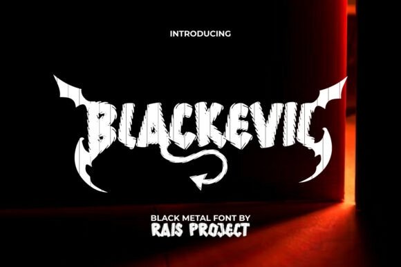 Blackevil: The Typeface That Commands Attention