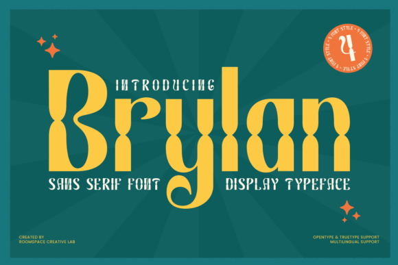 Brylan: A Typeface That Redefines Glamour in Modern Design