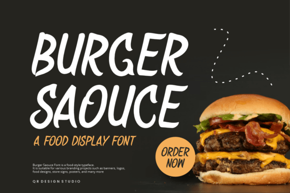 Burger Saouce: A Playful Font for Appetizing Branding