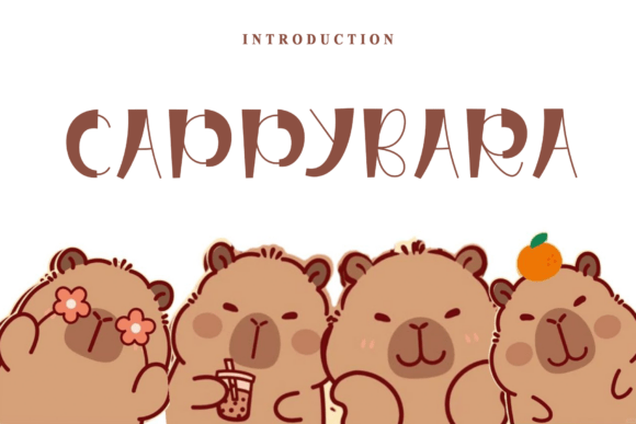 Cappybara: A Versatile Display Font for Impactful Design