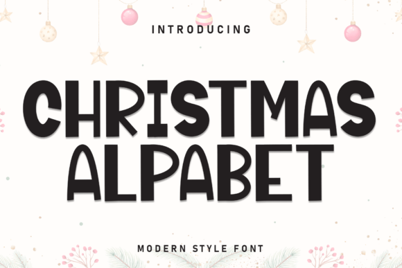 Christmas Alpabet: A Festive Font for Joyful Designs