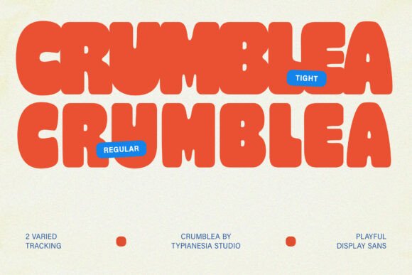 Crumblea: A Bold, Playful Font for Modern Design Projects
