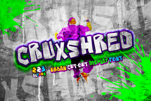 Cruxshred: A Typeface That Commands Attention