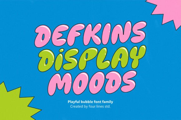 Defkins Display Moods: A Playful Typography Choice for Dynamic Designs