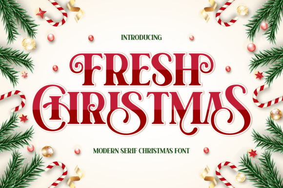 Fresh Christmas: A Festive Font for Every Design