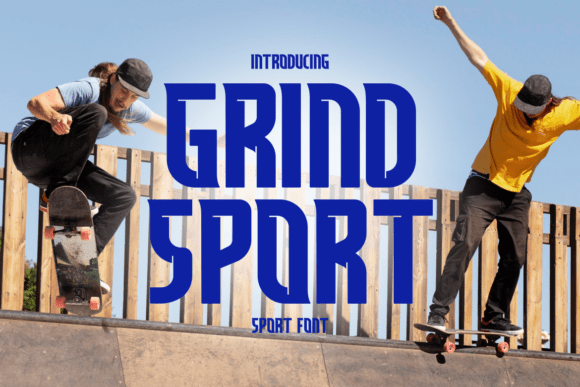 Grind Sport: A Bold Typeface for High-Energy Visuals