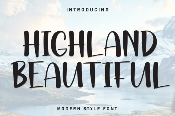 Highland Beautiful: A Fresh Font for Creative Projects