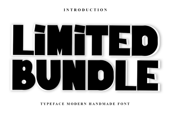Limited Bundle: A Bold Display Font with Handmade Flair