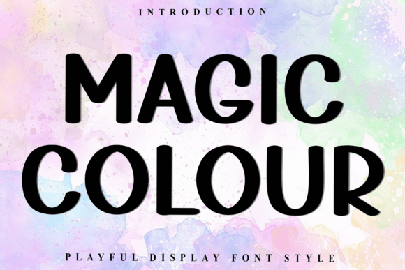 Magic Colour: A Bold Typography Choice for Modern Design
