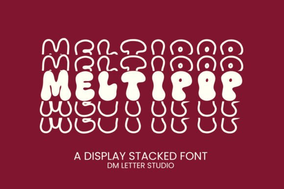 Meltipop Stacked: A Fresh Take on Bold Typography for Modern Design