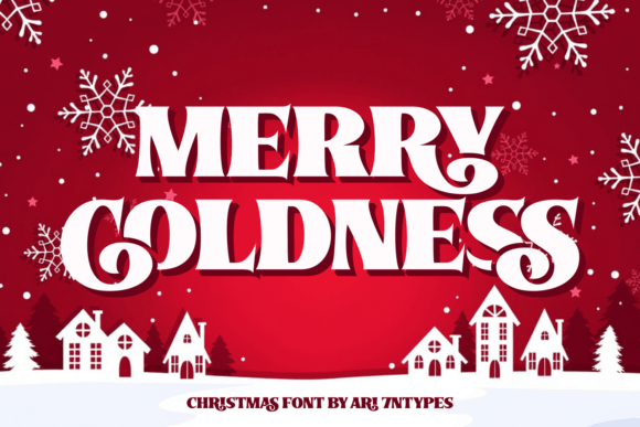 Merry Coldness: A Strategic Choice for Festive Typography