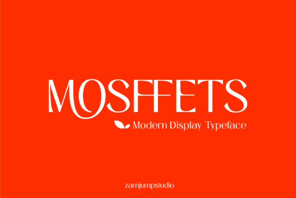 Mosffets: A Stylish Typeface for Creative Designers