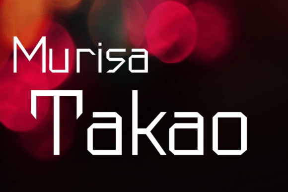 Murisa Takao: Typography Meets Future-Ready Design
