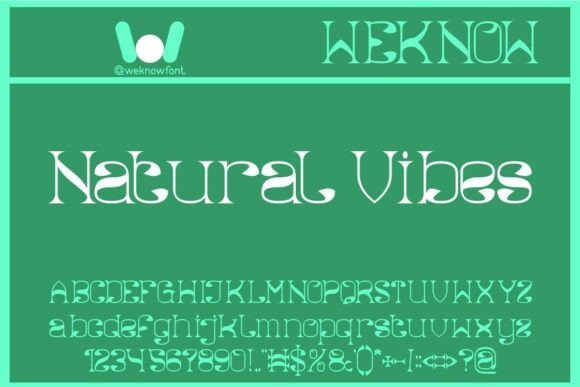 Natural Vibes Font: Elegance Meets Nature in Typography