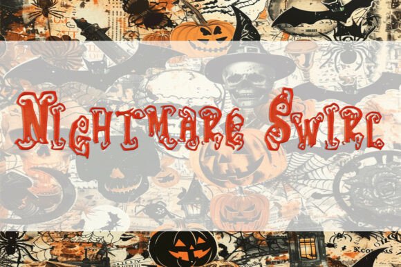Nightmare Swirl: The Artistic Font That Elevates Every Design