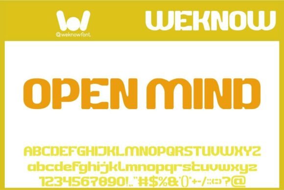 Open Mind Font: Where Tech Meets Creativity