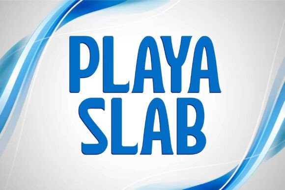 Playa Slab: A Bold, Refined Typeface for Stylish Display Design