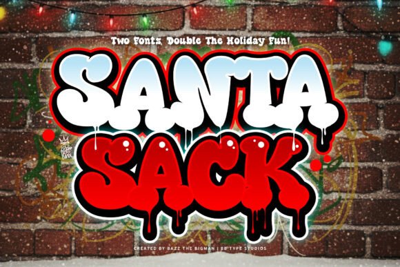 Santa Sack: A Festive Font for Cozy, Nostalgic Designs