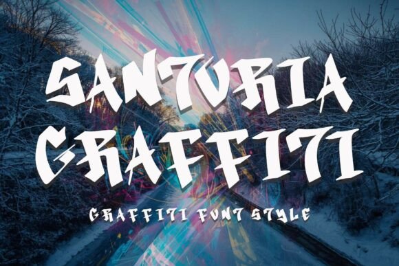 Santoria Graffiti: Style Meets Substance in Modern Typography
