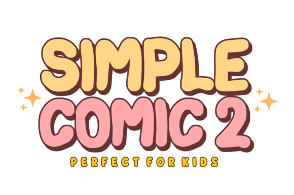 Simple Comic 2: The Cheerful Display Font for Kids’ Content and Lighthearted Branding