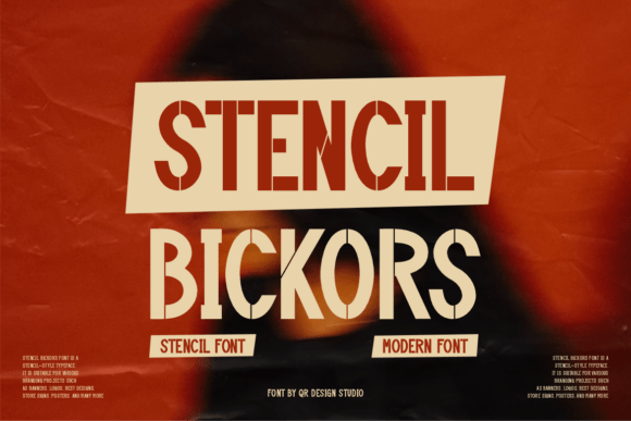Stencil Bickors: A Bold Statement in Modern Typography
