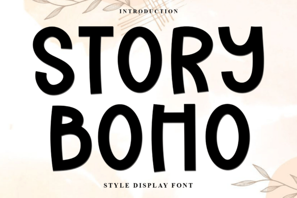 Story Boho: A Festive Typeface for Holiday Typography