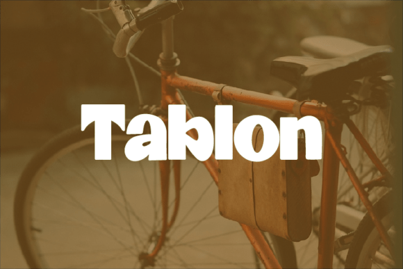 Tablon: A Modern Typeface for Clear Communication and Design Flexibility
