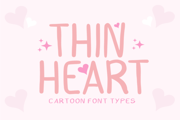 Thin Heart: A Romantic Handcrafted Font for Creative Projects