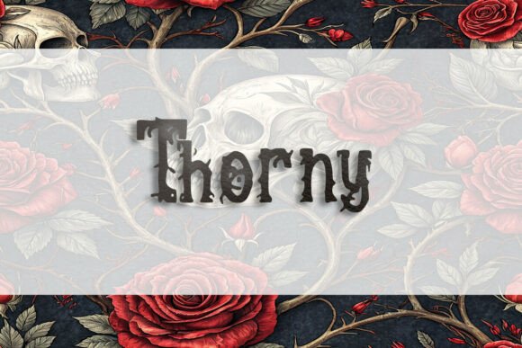 Thorny Font: Integrating Bold Typography into Real-World Creative Workflows