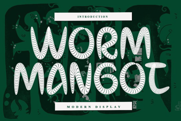 Worm Mangot: A Charismatic Typeface for Impactful Design Projects